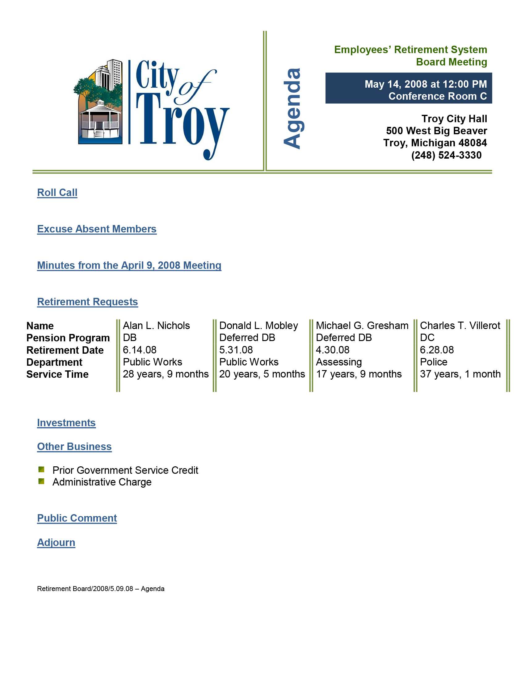 Troy Michigan Works